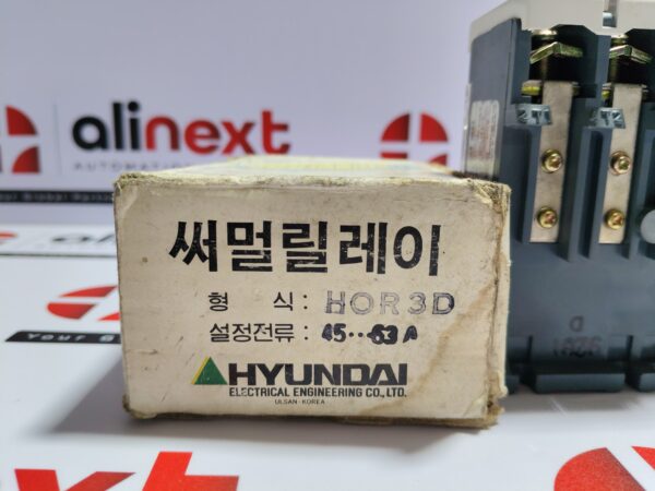 Hyundai Electrical | Thermal Overload Relay | HOR 3D | HOR 3D63