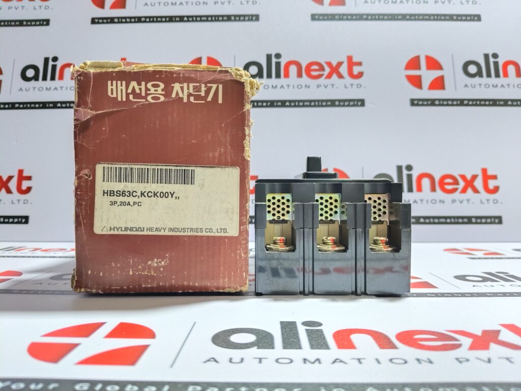 Hyundai MCCB HBS-63C | 20A | 60AF | 3P
