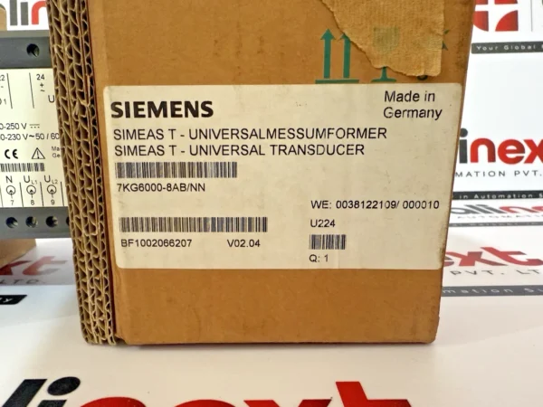 Siemens 7KG6000-8AB/NN Digital Transducer | 7KG60008AB/NN