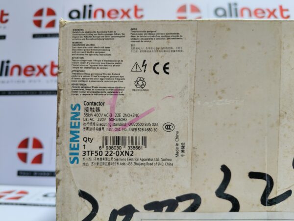 Siemens Contactor 3TF50 22-0XN2