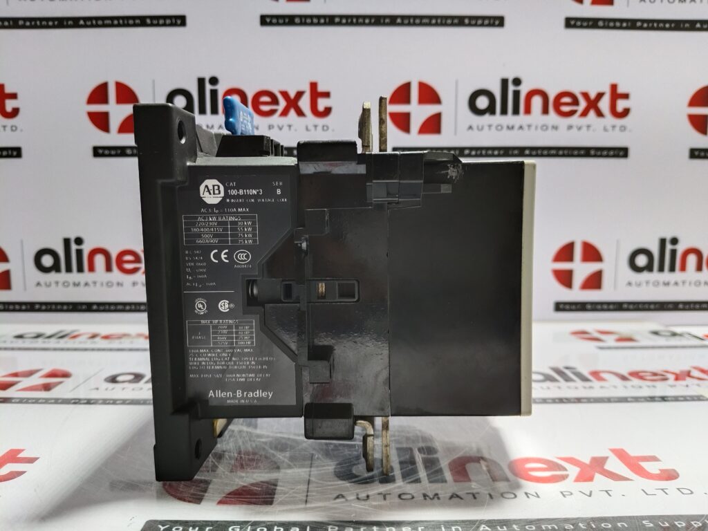 Allen Bradley 100-B110N*3 Contactor with Auxiliary Contact Block 195-GA10