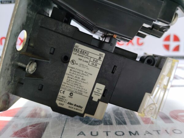 Allen Bradley Contactor 509-COD-XXX Ser B with Overload Relay 592-EEFC