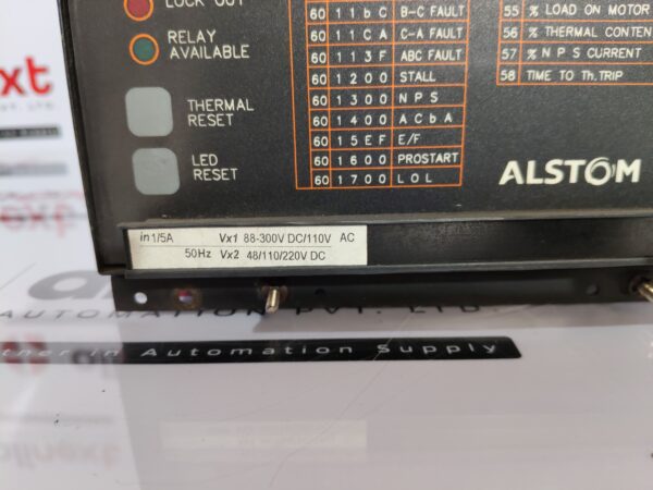 Alstom Motpro Protection Relay MCHNM01H1AB0500A | 1303717202252001 | 173237
