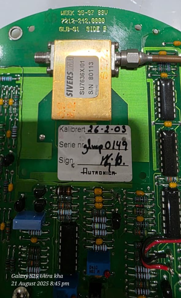 Autronica GLB-91 Tank radar PCB GLB 91