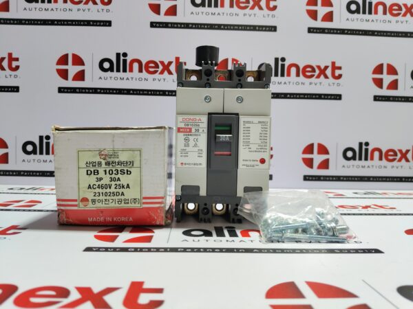Dong-A Electric DB 103Sb Circuit Breaker DB103Sb 3P 30A 460VAC 25kA