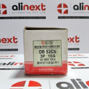 Dong-A Electric DB 53cb Circuit Breaker DB53cb 3P 10A 460VAC 10kA 50AF