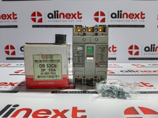 Dong-A Electric DB 53cb Circuit Breaker DB53cb 3P 10A 460VAC 10kA 50AF