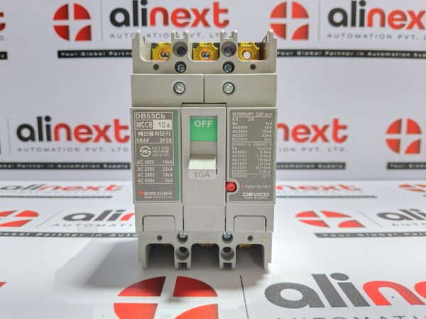 Dong-A Electric DB 53cb Circuit Breaker DB53cb 3P 10A 460VAC 10kA 50AF