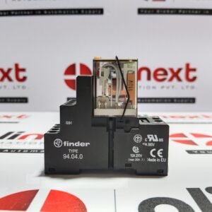 Finder Power Relay 55.34.8.110.0050 with Socket 94.04.0