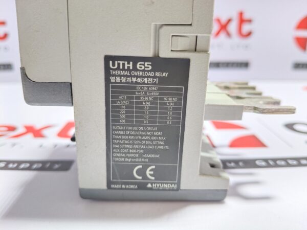 Hyundai UTH65 Thermal Overload Relay UTH 65H 34-50A