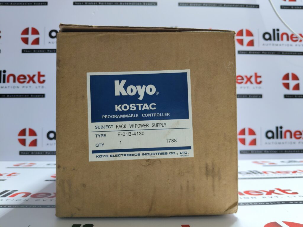 Koyo Electronics E-01B-4130 Programmable Controller, Rack W/Power Supply