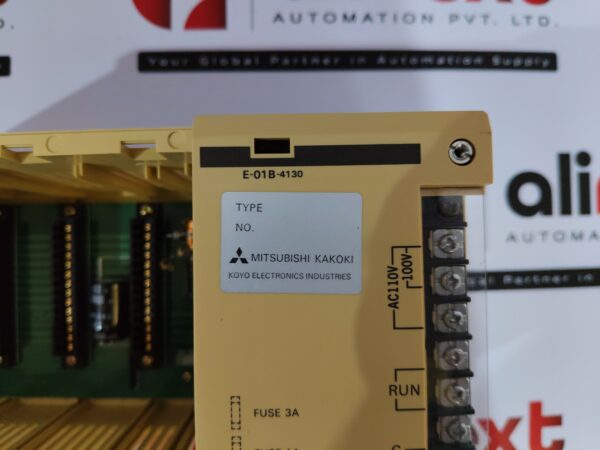 Koyo Electronics E-01B-4130 Programmable Controller, Rack W/Power Supply