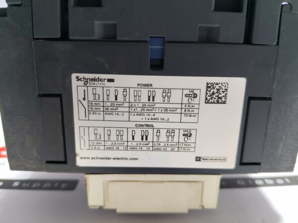 Schneider Contactor LC1D40A 3 Pole