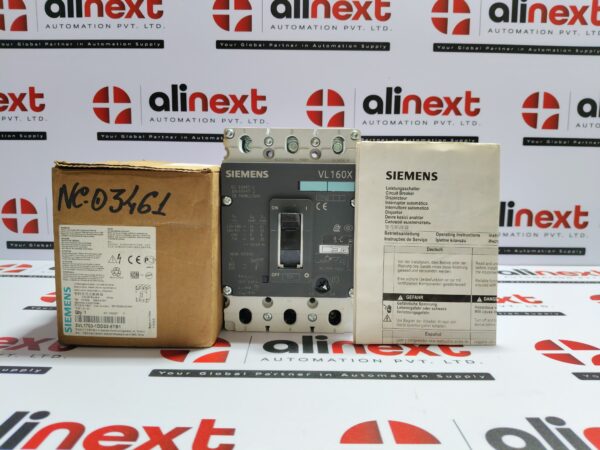 Siemens 3VL1703-1DD33-8TB1 Circuit Breaker VL160X N 3-Pole 32A