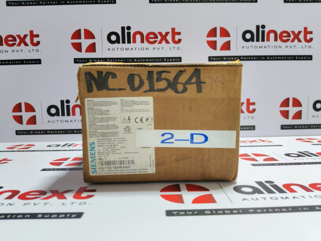 Siemens 3VL1703-1EA46-0AD1 Circuit Breaker VL160X N 4-Pole 32A