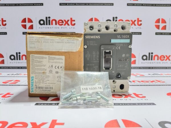 Siemens 3VL1710-2DD36-0AD1 Circuit Breaker VL160X H 3-Pole 100A
