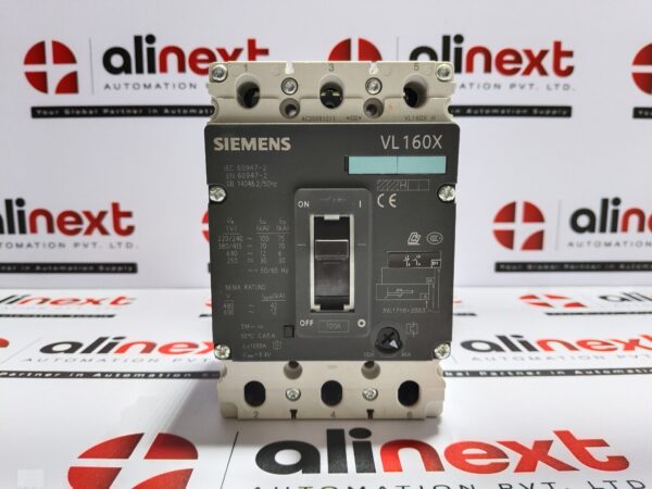 Siemens 3VL1710-2DD36-0AD1 Circuit Breaker VL160X H 3-Pole 100A