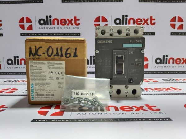 Siemens 3VL1712-2DD36-0AD1 Circuit Breaker VL160X H 3-Pole 125A