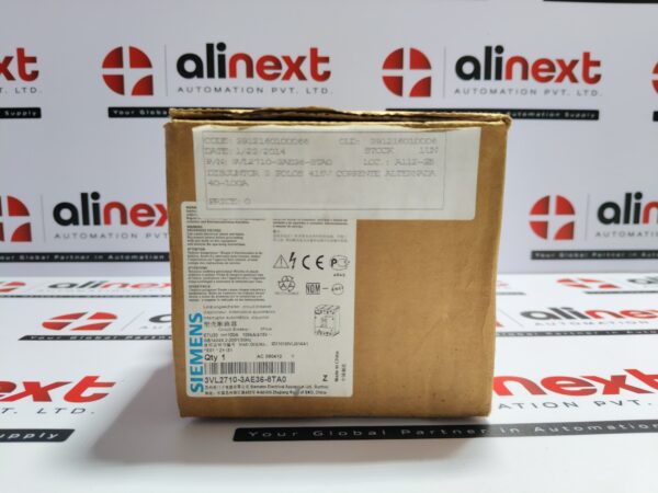 Siemens 3VL2710-3AE36-8TA0 Circuit Breaker VL160L 3-Pole 100A