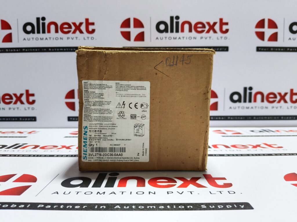 Siemens 3VL2716-2DC36-0AA0 Circuit Breaker VL160H 3-Pole 160A