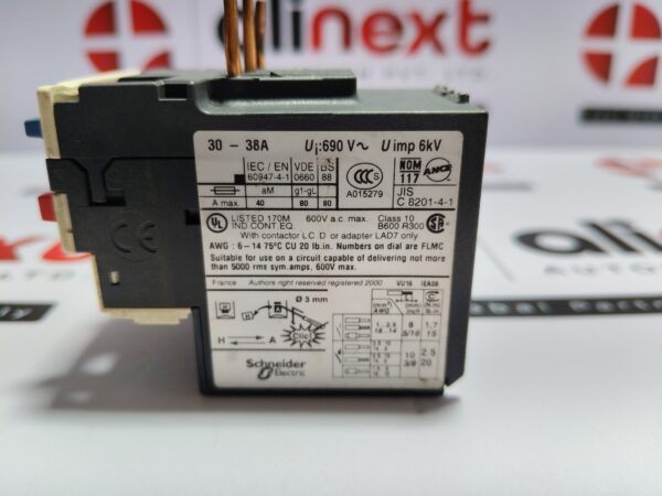 Telemecanique/ Schneider LRD 35 Thermal Overload Relay LRD35 30-38A