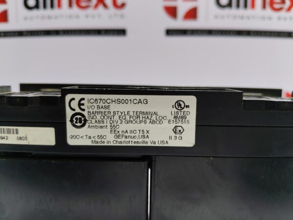 2x GE Fanuc IC670MDL930CAK Module With IC670CH01CAG Barrier