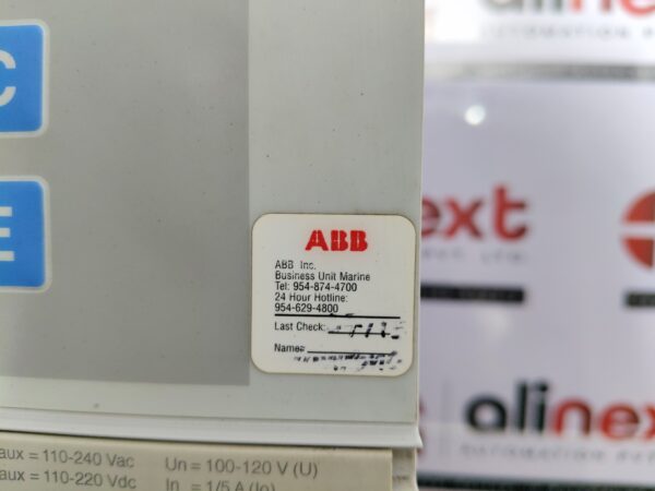 ABB REM545 Machine Protection Relay Terminal REM545BG227AAAA