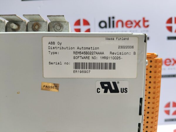 ABB REM545 Machine Protection Relay Terminal REM545BG227AAAA