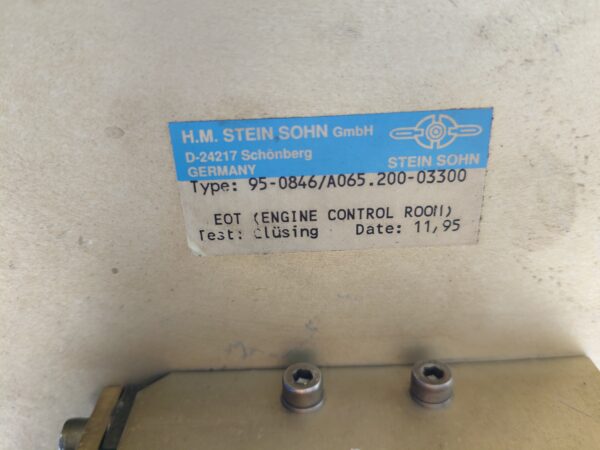 H.M Stein Sohn 95-0846a065.200-03300 EOT