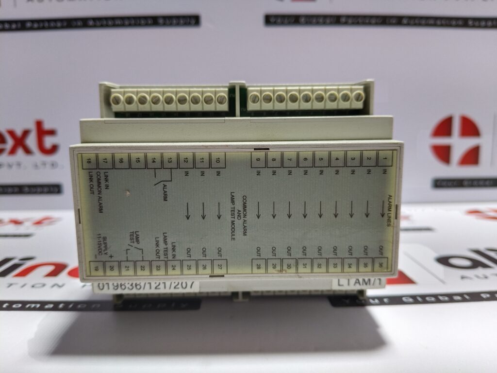LTAM/1-Common Alarm and Lamp Test Module
