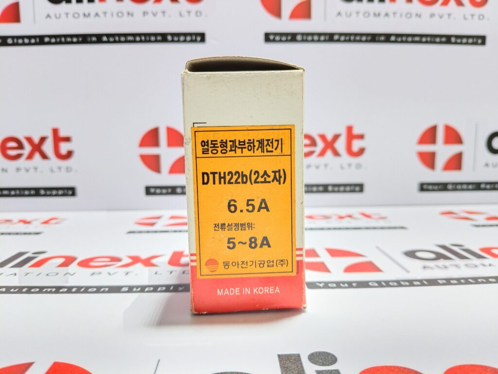 Dong-A Electric DTH22b 5-8A Thermal Overload Relay DTH-22b 6.5A
