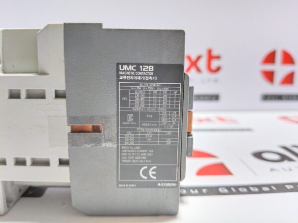 Hyundai UMC 12B Magnetic Contactor 20A 750V 6KV