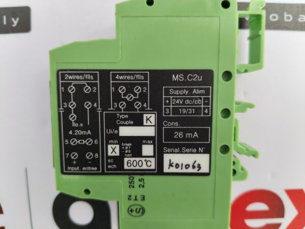 C.M.R MS.C2U Phoenix Contact Amplifier Converter