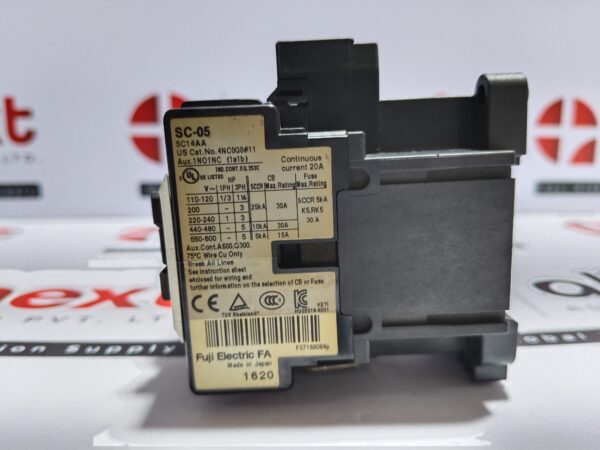 Fuji Electric SC-05 Magnetic Contactor 20Amp 100-110V