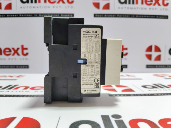 Hyundai Electric HGC40 Magnetic Contactor 60A 400V 50HZ 440V 60HZ