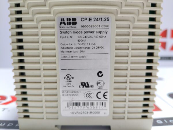 ABB CP-E 24/1.25 Switch Mode Power Supply