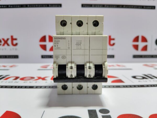 Siemens 5SJ63 MCB C1 Circuit Breaker 3-Pole 400V