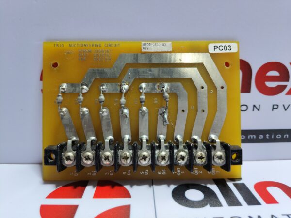 Ross Hill Controls 0509-0300-03 TB10 Auctioneering Circuit