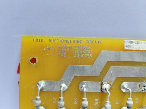Ross Hill Controls 0509-0300-03 TB10 Auctioneering Circuit