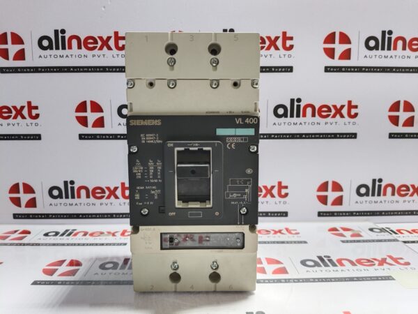 Siemens 3VL4740-3AE36-0AD1 Circuit Breaker VL400L 3-Pole 100A