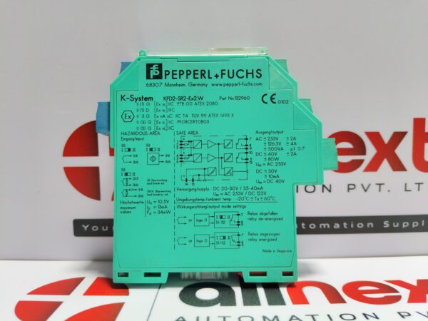 Pepperl+Fuchs KFD2-SR2-EX2.W Switch Amplifier Safety Barrier