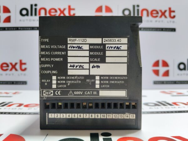 DEIF RMF-112D Frequency Relay RMF112D