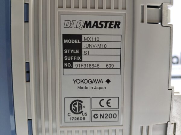 Yokogawa MX110-UNV-M10 Daqmaster Data Acquisition Module