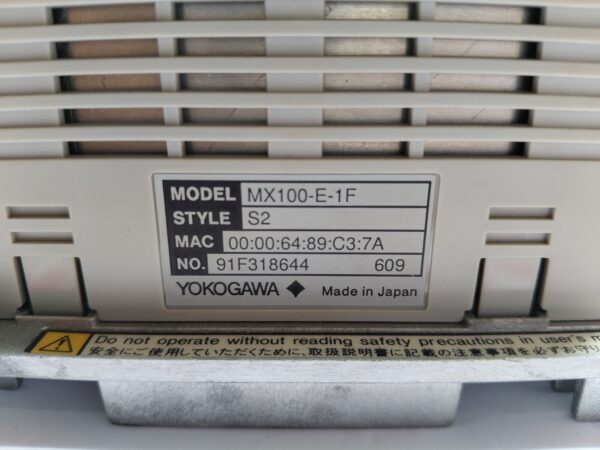 Yokogawa MX100-E-1F Data Acquisition Unit