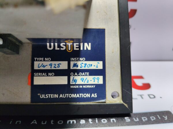 Ulstein UMAS-V Marine Automation UN925 Panel Controller