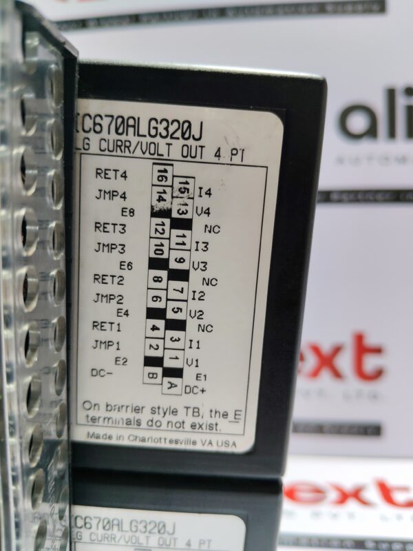 2x GE Fanuc IC670ALG320J With IC670CHS101A I/O Base Barrier