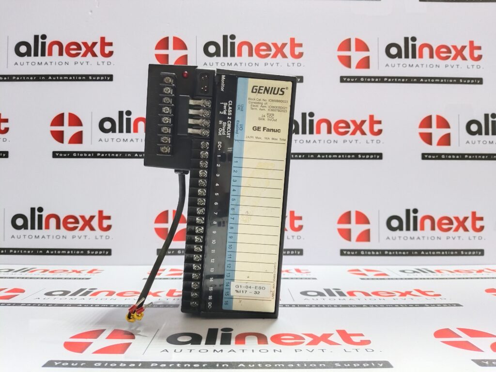 GE Fanuc Genius IC660TBD023CAL with IC660BSM021DCA1 Bus Switching Module