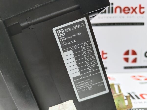 Square D PowerPact HJ 060 Circuit Breaker HJA36025CA 25A