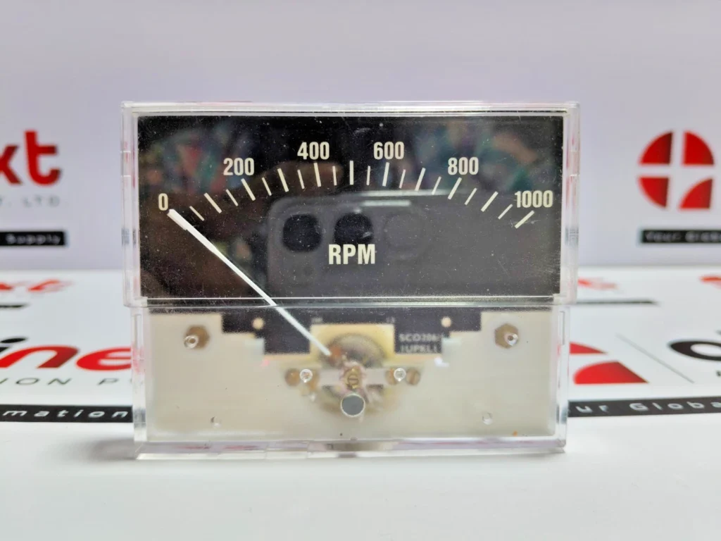 Sifam Analog RPM Meter 0–1000 Range | Panel Mount Type SC070H