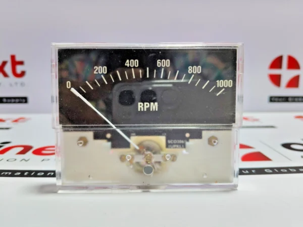 Sifam Analog RPM Meter 0–1000 Range | Panel Mount Type SC070H